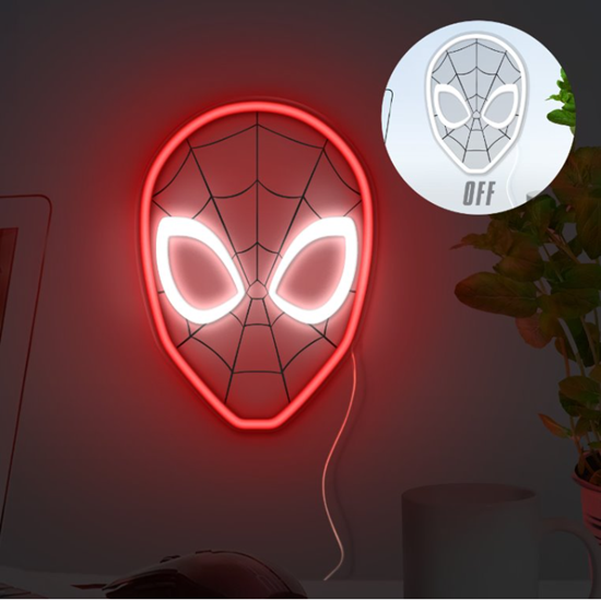 Picture of Paladone Spiderman Wall Mountable LED Neon Light