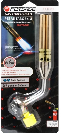 Picture of Palnik gazowy z podwójn dysz (bez zaponu PIEZO, do 1300 stopni C)