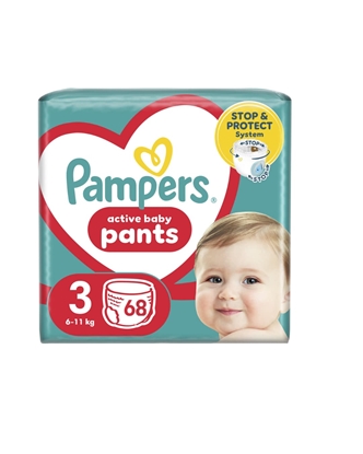 Attēls no Pampers Pants autiņbiksītes, 3. izmērs, 68 gab.