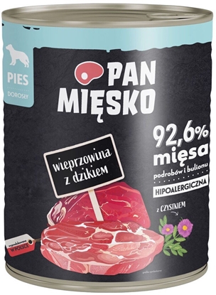 Attēls no Pan Misko Wieprzowina z dzikiem 800g