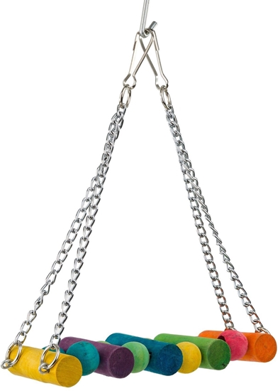 Picture of Panama Pet Hutawka, dla ptaków, wiszca, drewniana, 27 x 8 x 19 cm, na metalowym acuszku