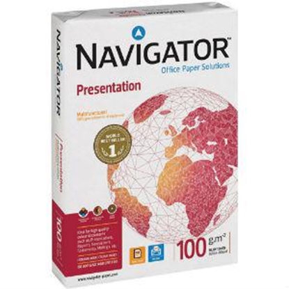 Picture of Papīrs A4, 100gr/m2, 500 loksnes, Navigator Presentation