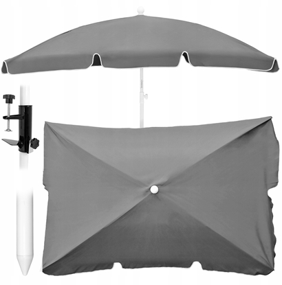 Изображение Parasol ogrodowy skadany Black Forest, 2m szary