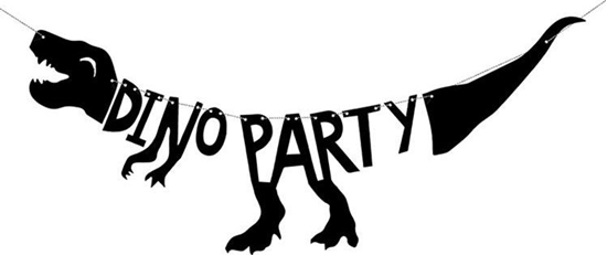 Изображение Party Deco Baner Dinozaury - Dino Party, 20x90 cm uniwersalny