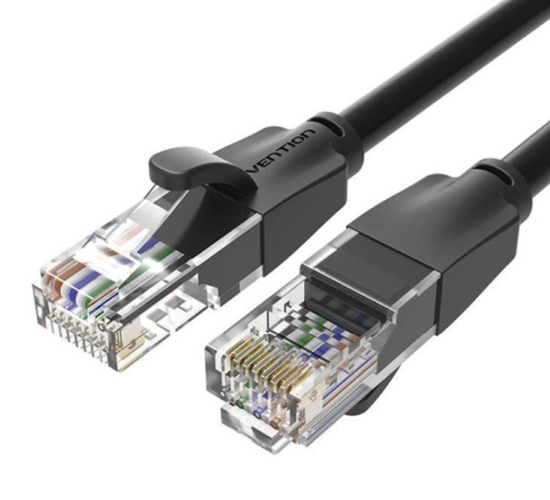 Picture of Patch cord UTP CAT6 Vention IBEBN RJ45 Ethernet 1000Mbps 15m | Black