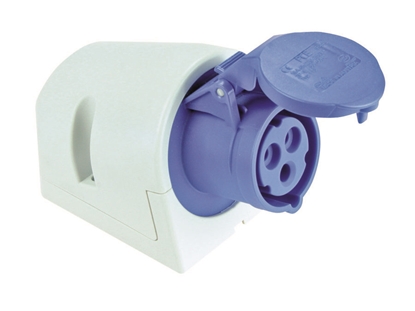 Picture of PCE Gniazdo stae 32A 230V 2P+Z IP44 123-6