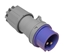 Picture of PCE Wtyczka przenona 16A 2P 24V fioletowa IP44 - 062V