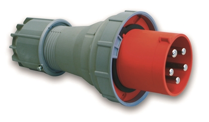 Изображение PCE Wtyczka przenona POWER TWIST 63A 400V 3P+Z+N IP67 - 035-6