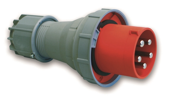 Изображение PCE Wtyczka przenona POWER TWIST 63A 400V 3P+Z+N IP67 - 035-6
