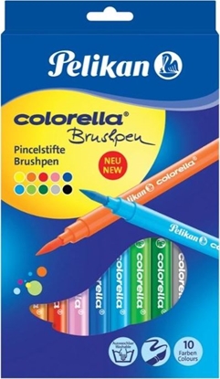 Изображение Pelikan Flamastry Colorella Pdzelkowe 10 kolorów