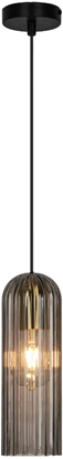 Attēls no PENDANT LIGHT CATALO E27 BLACK/AMBER