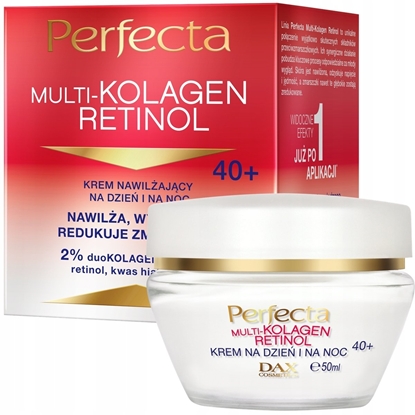 Attēls no Perfecta PERFECTA_Multikolagen Retinol krem nawilajcy na dzie i na noc 40+ 50ml