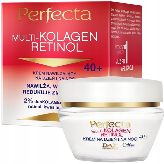 Picture of Perfecta PERFECTA_Multikolagen Retinol krem nawilajcy na dzie i na noc 40+ 50ml