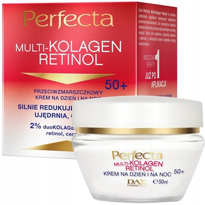 Attēls no Perfecta PERFECTA_Multikolagen Retinol krem nawilajcy na dzie i na noc 50+ 50ml
