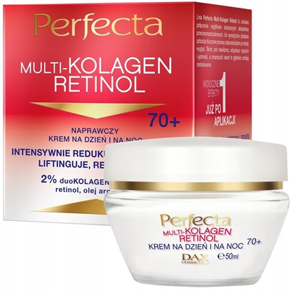 Attēls no Perfecta PERFECTA_Multikolagen Retinol krem nawilajcy na dzie i na noc 70+ 50ml