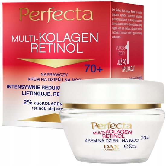 Picture of Perfecta PERFECTA_Multikolagen Retinol krem nawilajcy na dzie i na noc 70+ 50ml