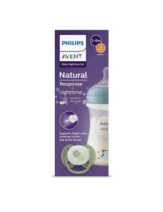 Picture of Philips Avent Natural Response Nighttime Baby Feeding Set