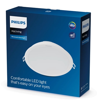 Picture of PHILIPS MESON 125 12.5W 960lm 4000K WH iebūvējams griestu LED gaismeklis