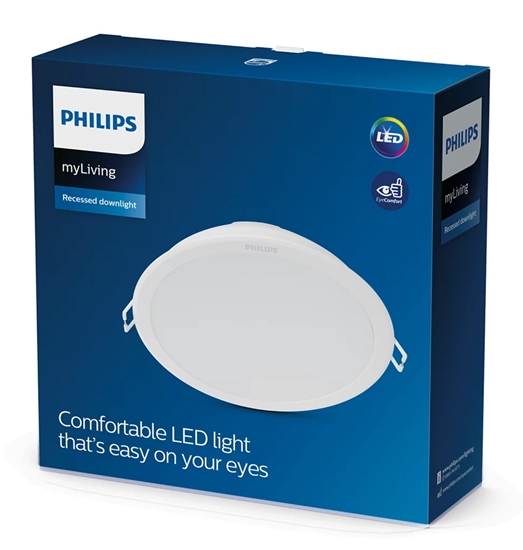 Picture of PHILIPS MESON 125 12.5W 960lm 4000K WH iebūvējams griestu LED gaismeklis
