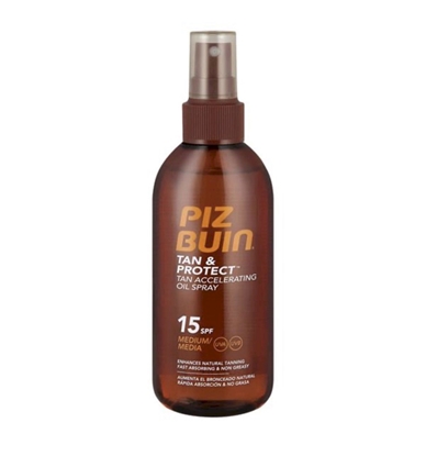 Picture of Piz Buin Tan & Protect Tan Sun Oil Spray SPF15 150 ml