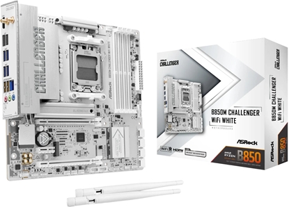 Attēls no Pyta gówna ASRock B850M CHALLENGER WIFI WHITE