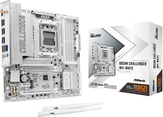 Изображение Pyta gówna ASRock B850M CHALLENGER WIFI WHITE