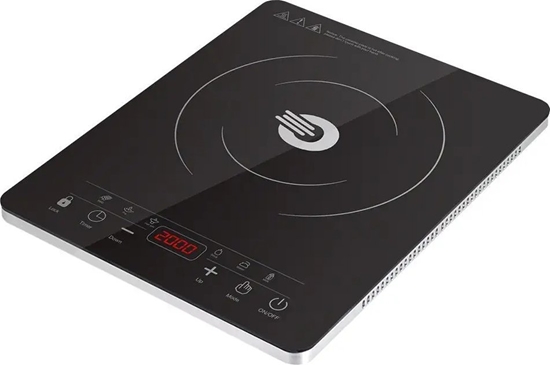 Изображение Pyta grzewcza Orava VP-22i indukcyjna pyta grzewcza, 2000 W, 9 wybieralnych poziomów, LED displej, 50 dB, timer, cyfrowa kontrola, czarna