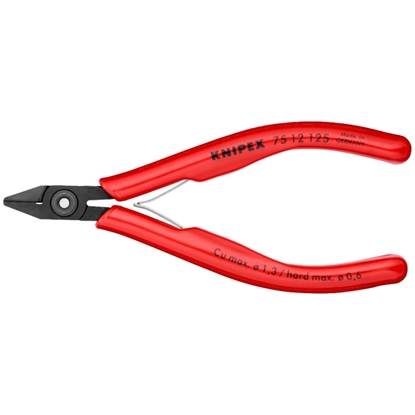 Attēls no Plakanknaibles Knipex 7512125; 125 mm