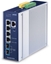Изображение Switch Planet PLANET IP30 Industrial L3 4-Port Zarzdzany 2.5G Ethernet (100/1000/2500) Aluminium, Niebieski