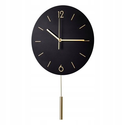 Picture of Platinet PLATINET WALL CLOCK ZEGAR CIENNY LARK BLACK [45960]