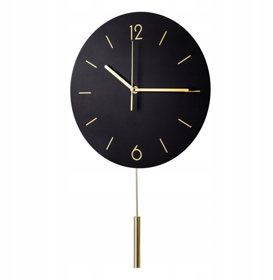 Picture of Platinet PLATINET WALL CLOCK ZEGAR CIENNY LARK BLACK [45960]