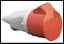Attēls no Polam Nako Gniazdo przenone 32A 3P+Z IP44 izolowane 380V 2643-326