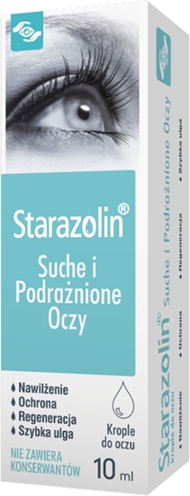 Изображение Polpharma STARAZOLIN_Suche i podranione oczy krople do oczu 10ml