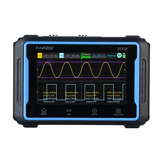 Picture of Portable 3-in-1 FNIRSI 2C53P 4.3" touchscreen osci