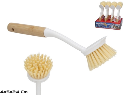 Attēls no Pot Washing Brush with Bamboo Handle, 24 x 4 x 5,5 cm