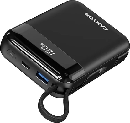 Picture of Powerbank Canyon OnPower 104 10000 mAh czarny - Przenone ródo zasilania CNS-CPB104B (5291485019716)