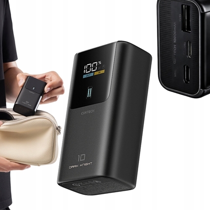 Attēls no Powerbank Cuktech Powerbank Cuktech PB1055 55W 10000mAh - szary