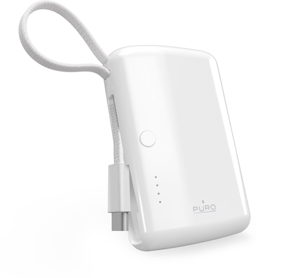 Attēls no Powerbank Xiaomi Power bank Puro 10000mAh 20W  integrated USB-C cable  White