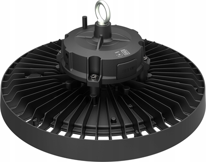 Изображение Pozostali Oprawa High-Bay Slim Light Design UFO LED 200W 4000K 32000LM 90° 1-10 DIM IP66 IK10 czarna