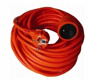 Attēls no PremiumCord PPE2-20 rozgaziacz 20 m 1 x gniazdo sieciowe Pomaraczowy