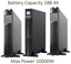 Attēls no Profesionāls Apkures sist. tīras sinusoīdas UPS Invertors ar akum. 32x12V/9Ah(288Ah) | 10KWA