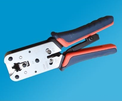 Attēls no Profesionāls instruments RJ45/RJ11 konektoru montāžai UTP un FTP kabeļiem v.2