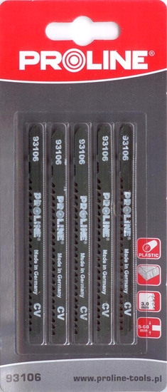 Picture of Pro-Line Brzeszczot do wyrzynarek typ U 75x100mm do tworzyw sztucznych 5szt. - 93406