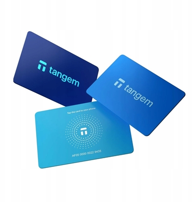 Picture of Prologic Portfel kryptowalutowy Tangem Wallet Hyperblue - 3 karty