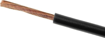 Attēls no PRZEWÓD 1x1 LGY KABEL 450/750V MIED LINKA CZARNY