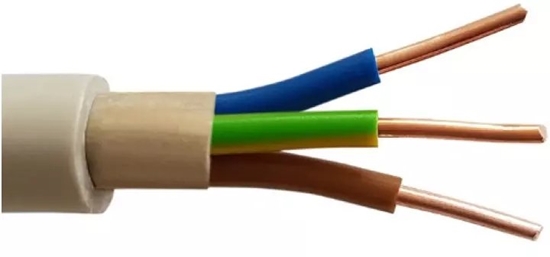 Изображение Przewód instalacyjny Bitner B50901 YDY 3x2,5mm2 paski 450/750V B2ca-s1b,d0,a1 biay krki