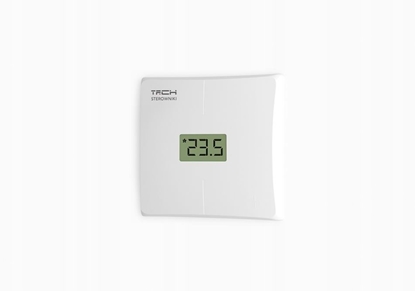Изображение Przewodowy zasilany 230V regulator pokojowy dwustanowy (mechaniczne przyciski) biay
