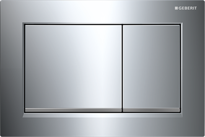 Attēls no Przycisk spukujcy Geberit Omega 30 do WC chrom mat (115.080.KH.1)