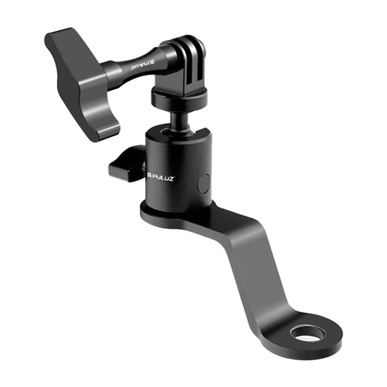 Picture of PULUZ Aluminum Motorcycle Mirror Camera Mount (Bla