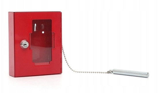 Picture of QConnect Szafka BHP na klucze ewaukacyjne Q-CONNECT, 120x40x150mm, czerwona